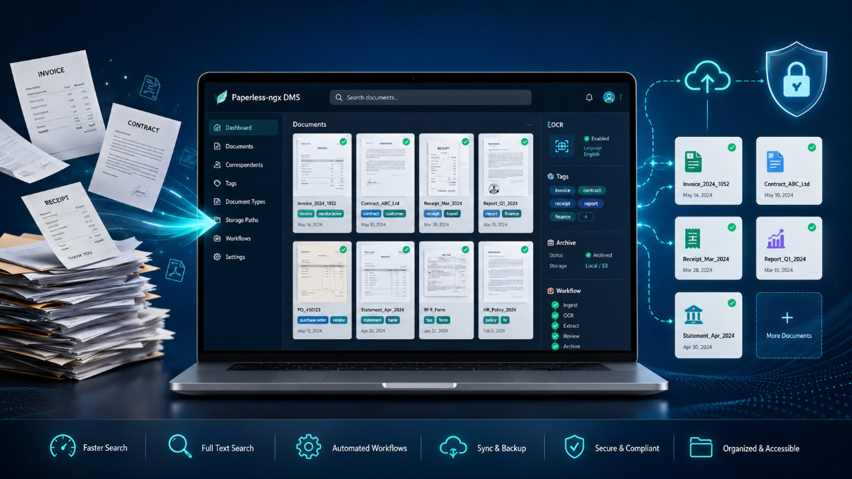 Dokumentenmanagement mit Paperless-ngx